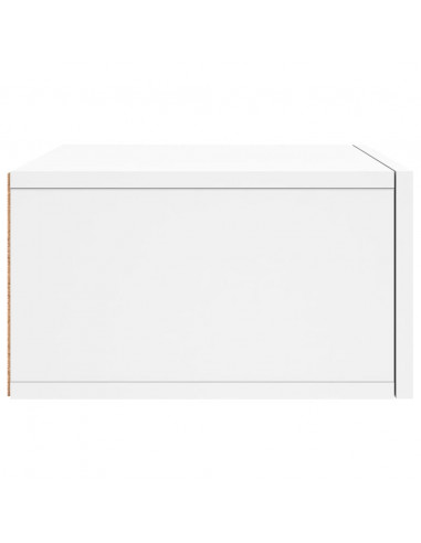 Comodino a Muro Bianco 35x35x20 cm