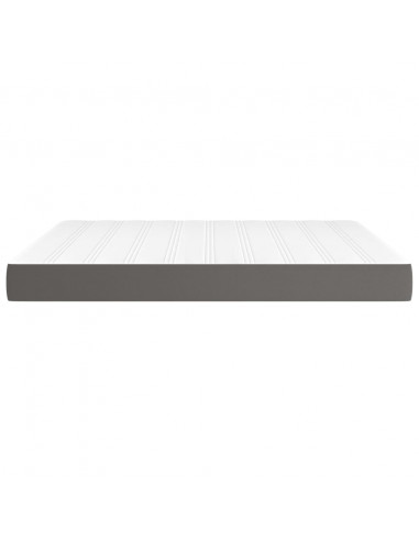 Materasso a Molle Grigio 180x200x20 cm in Similpelle