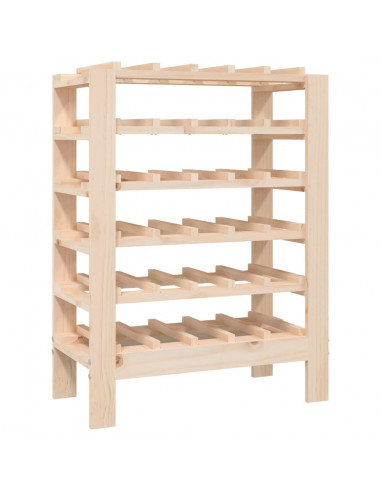 Portavini 61,5x30x82 cm in Legno Massello di Pino