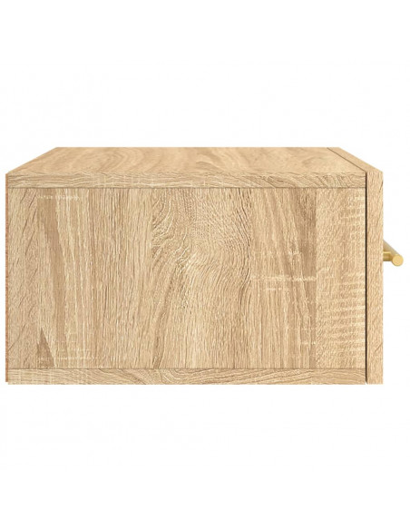 Comodini a Muro 2 pz Rovere Sonoma 35x35x20 cm