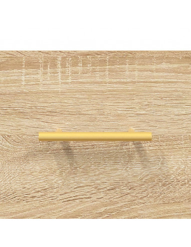 Comodini a Muro 2 pz Rovere Sonoma 35x35x20 cm