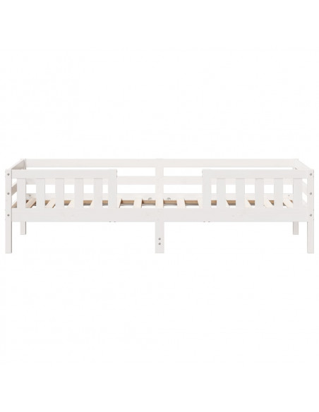 Giroletto Bianco 90x190 cm in Legno Massello di Pino