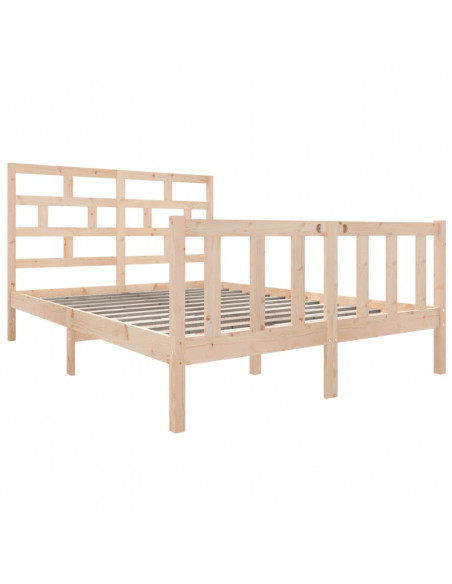 Giroletto in Legno Massello 135x190 cm Small Double