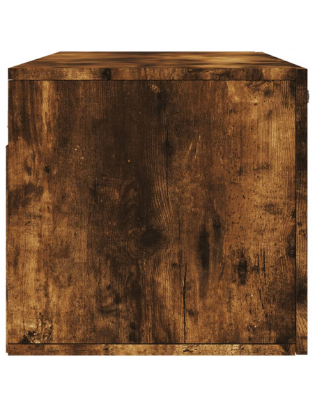 Mobile a Parete Rovere Fumo 100x36,5x35 cm in Legno Multistrato