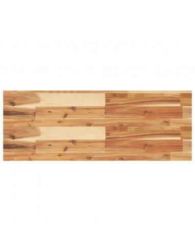 Ripiano a Parete 80x30x4 cm Legno Massello Acacia Rifinito Olio