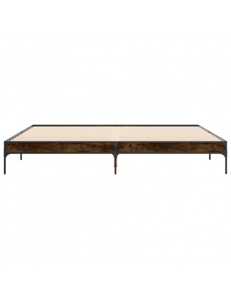 Giroletto Rovere Fumo 200x200 cm in Legno Multistrato e Metallo