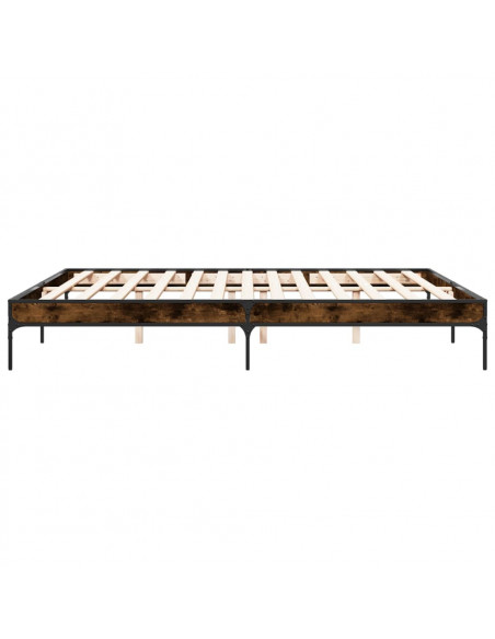 Giroletto Rovere Fumo 200x200 cm in Legno Multistrato e Metallo