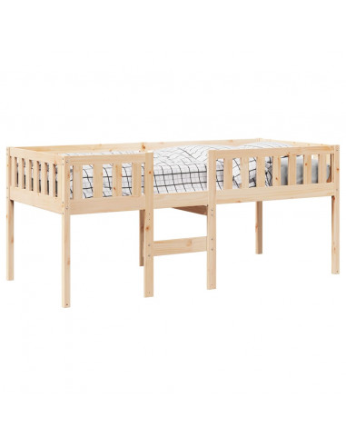 Letto per Bambini senza Materasso 75x190 cm Legno Massello Pino