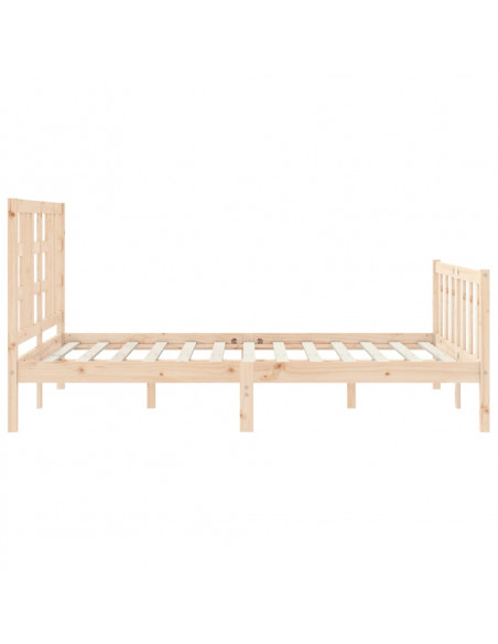 Giroletto con Testiera 140x190 cm in Legno Massello