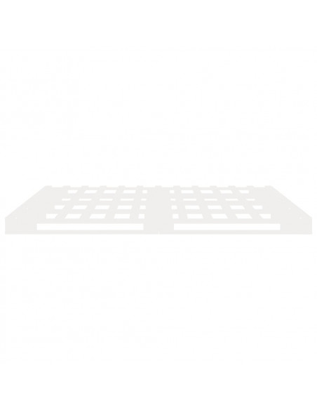 Giroletto Bianco 120x200 cm in Legno Massello di Pino