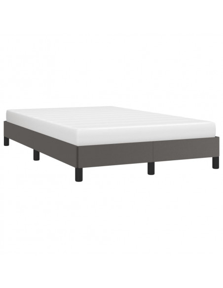 Giroletto senza Materasso Grigio 120x190 cm Similpelle