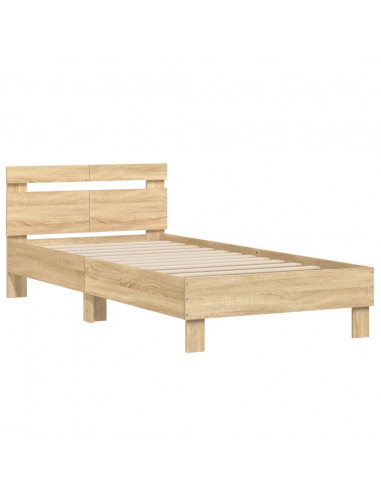 Giroletto Testiera Rovere Sonoma 100x200 cm Legno Multistrato