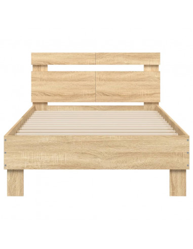 Giroletto Testiera Rovere Sonoma 100x200 cm Legno Multistrato