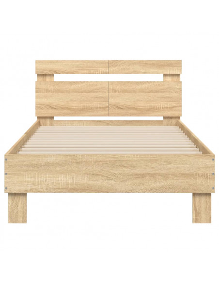 Giroletto Testiera Rovere Sonoma 100x200 cm Legno Multistrato