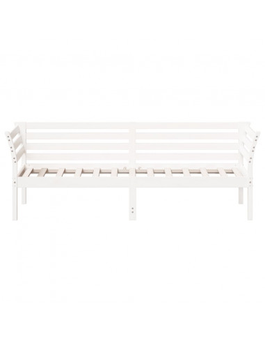 Dormeuse Bianca 90x200 cm in Legno Massello di Pino