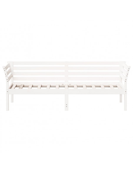 Dormeuse Bianca 90x200 cm in Legno Massello di Pino