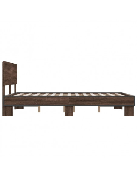 Giroletto Rovere Marrone 140x190cm in Legno Multistrato Metallo