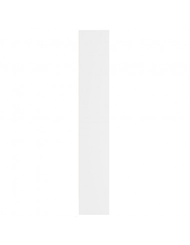 Credenza con LED Bianca 69x32,5x200 cm in Truciolato