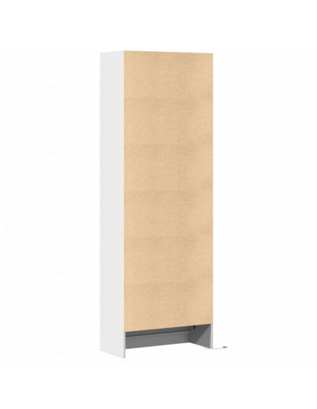 Credenza con LED Bianca 69x32,5x200 cm in Truciolato