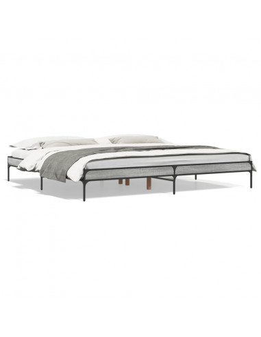 Giroletto Grigio Sonoma 200x200 cm in Legno Multistrato Metallo