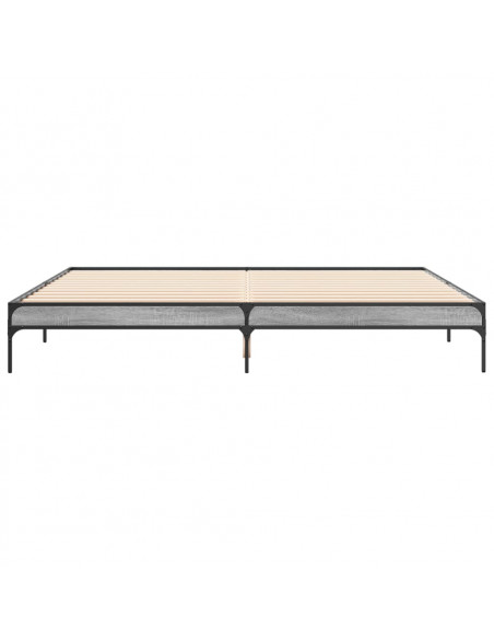 Giroletto Grigio Sonoma 200x200 cm in Legno Multistrato Metallo