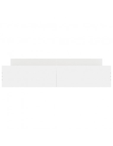 Giroletto con Testiera e Pediera Bianco 180x200 cm