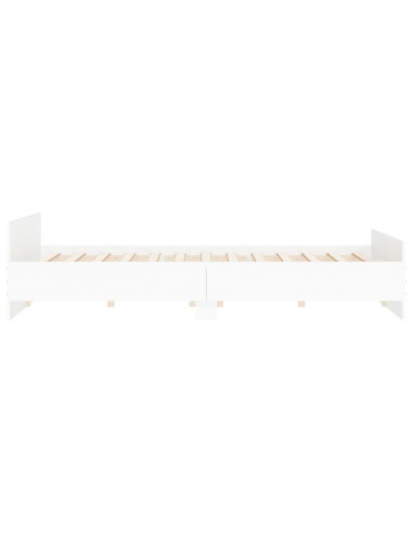 Giroletto con Testiera e Pediera Bianco 180x200 cm