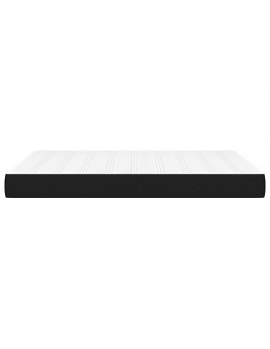 Materasso a Molle Insacchettate Nero 140x190x20 cm in Tessuto