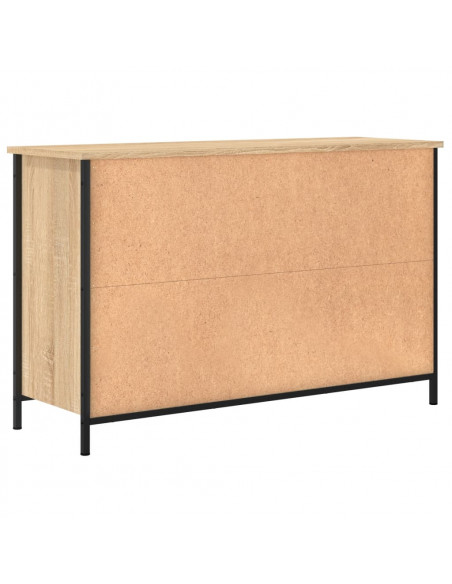 Mobile Porta TV Rovere Sonoma 100x35x65 cm in Legno Multistrato