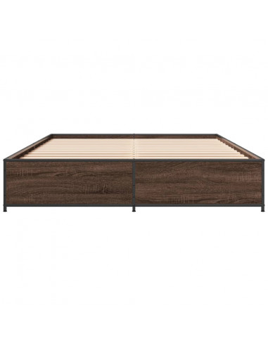 Giroletto Rovere Marrone 135x190cm in Legno Multistrato Metallo