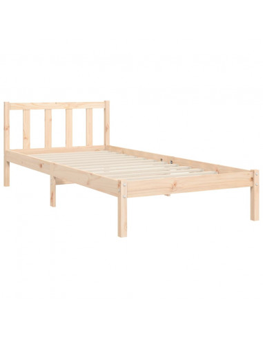 Giroletto con Testiera 90x190 cm in Legno Massello