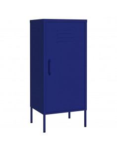 Armadietto Blu Marino 42,5x35x101,5 cm in Acciaio 2