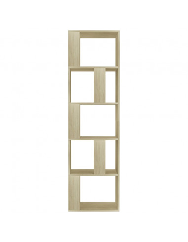 Libreria/Divisorio Rovere Sonoma 45x24x159 cm Legno Multistrato
