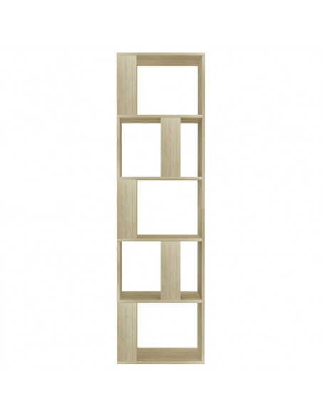 Libreria/Divisorio Rovere Sonoma 45x24x159 cm Legno Multistrato