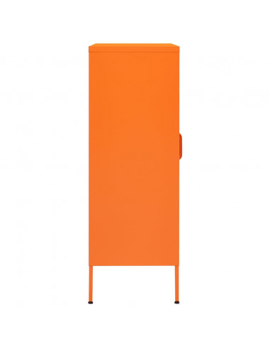 Armadietto Arancione 80x35x101,5 cm in Acciaio