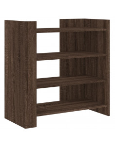 Credenza Rovere Marrone 73,5x35x75 cm in Legno Multistrato 2