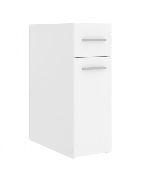 Armadietto da Farmacia Bianco 20x45,5x60 cm in Multistrato