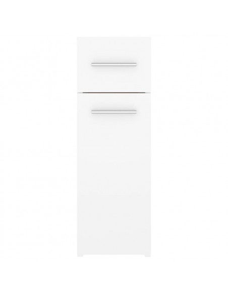 Armadietto da Farmacia Bianco 20x45,5x60 cm in Multistrato