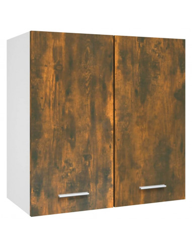 Mobile Pensile Rovere Fumo 60x31x60 cm in Legno Ingegnerizzato