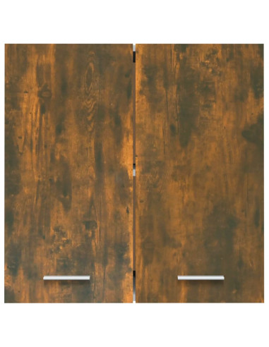 Mobile Pensile Rovere Fumo 60x31x60 cm in Legno Ingegnerizzato