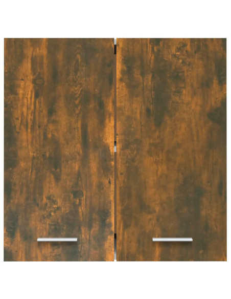 Mobile Pensile Rovere Fumo 60x31x60 cm in Legno Ingegnerizzato