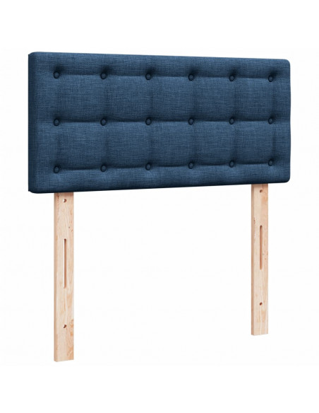 Giroletto a Molle con Materasso Blu 90x200 cm inTessuto