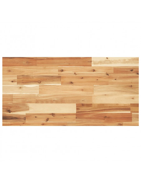 Ripiano a Parete 100x40x4cm Legno Massello Acacia Rifinito Olio