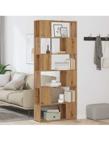 Libreria/Divisorio Stanza Rovere Artigianale 80x24x186 cm