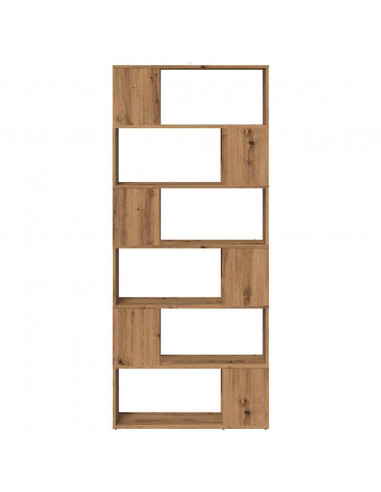 Libreria/Divisorio Stanza Rovere Artigianale 80x24x186 cm