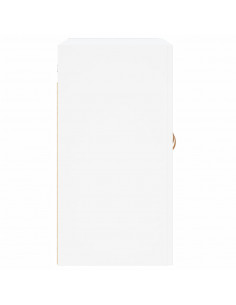 Armadietto a Muro Bianco 60x31x60 cm in Legno Multistrato 2