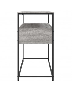 Tavolino Consolle Grigio Sonoma 100x40x75cm Legno Multistrato 2