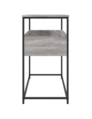 Tavolino Consolle Grigio Sonoma 100x40x75cm Legno Multistrato
