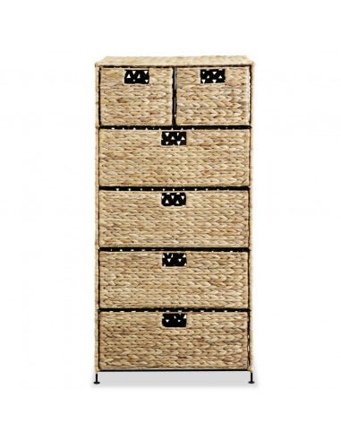 Armadietto Portaoggetti 6 Cesti 47x37x100 cm Giacinto d'Acqua