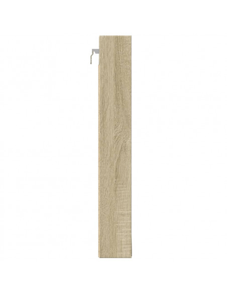 Armadietto Vetrina Rovere Sonoma 100x8,5x58cm Legno Multistrato